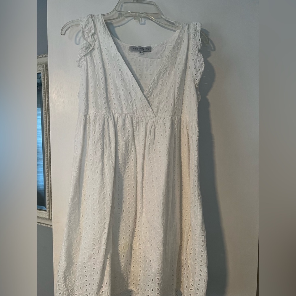 Cute and casual white dress from KC boutique